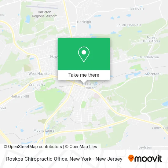 Roskos Chiropractic Office map