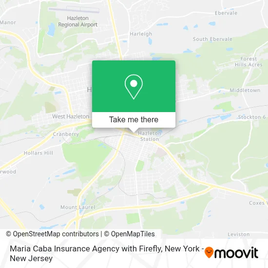 Maria Caba Insurance Agency with Firefly map