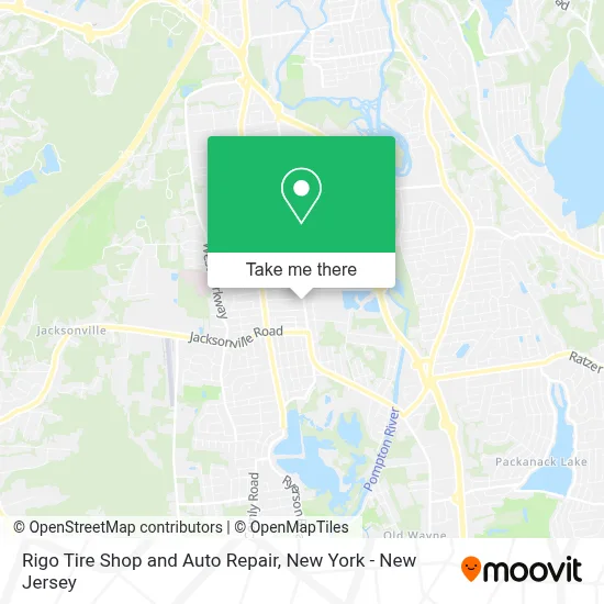 Rigo Tire Shop and Auto Repair map