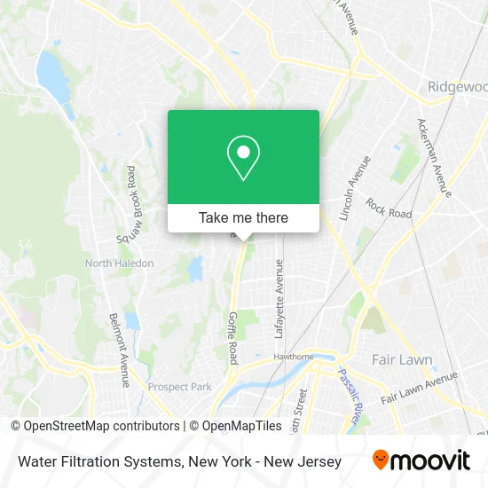 Water Filtration Systems map