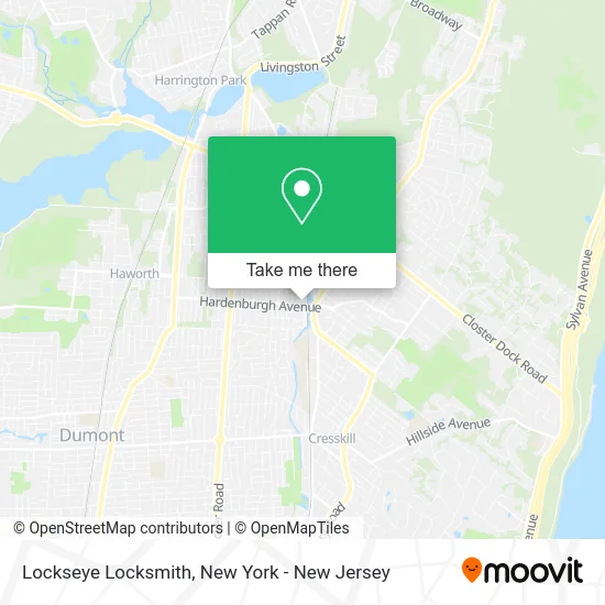 Lockseye Locksmith map