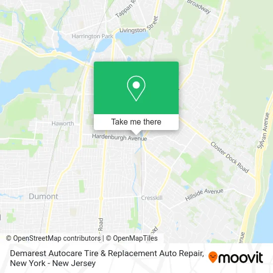 Demarest Autocare Tire & Replacement Auto Repair map