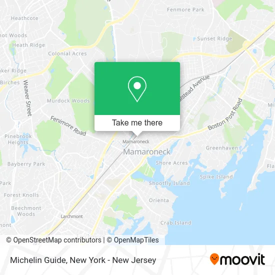 Michelin Guide map