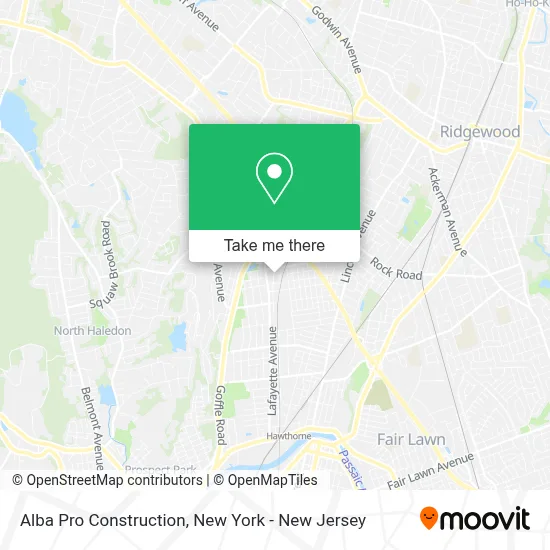 Alba Pro Construction map