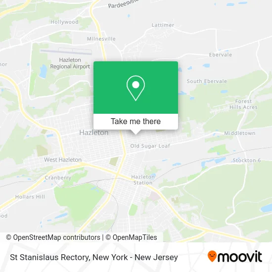 St Stanislaus Rectory map