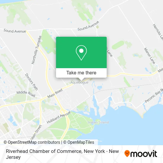 Riverhead Chamber of Commerce map