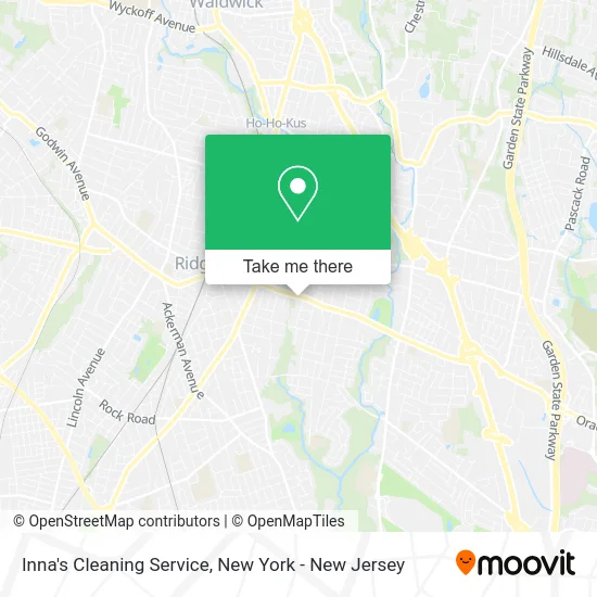 Inna's Cleaning Service map