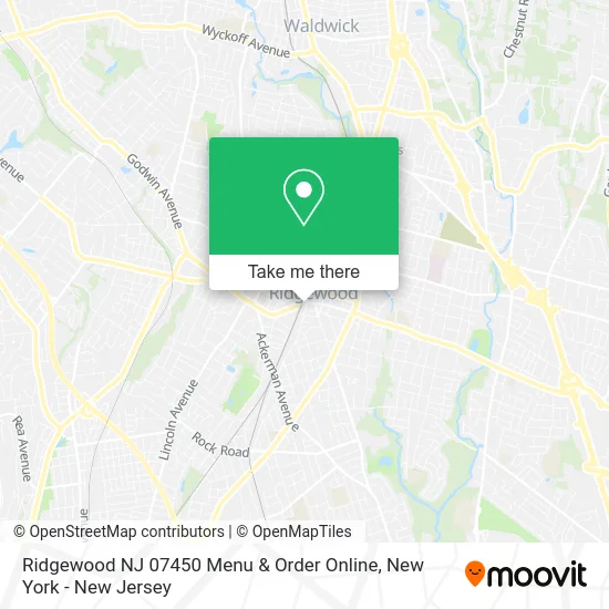 Ridgewood NJ 07450 Menu & Order Online map