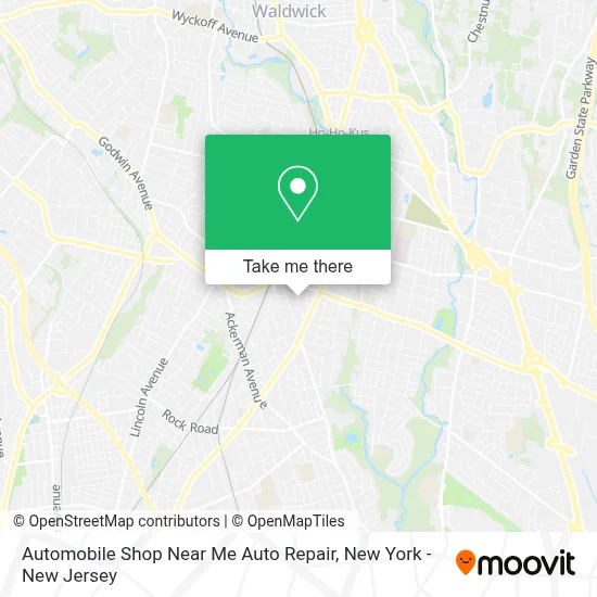 Automobile Shop Near Me Auto Repair map