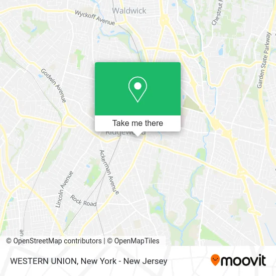 WESTERN UNION map