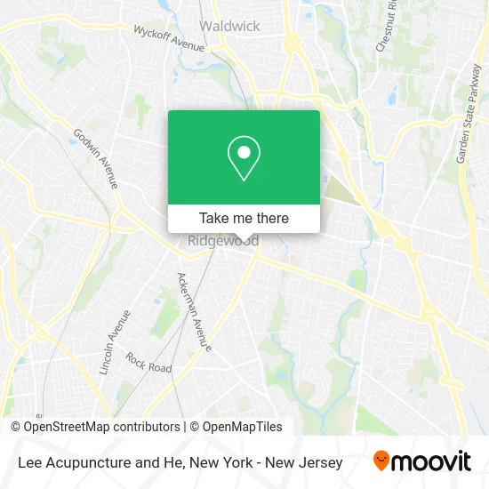 Lee Acupuncture and He map