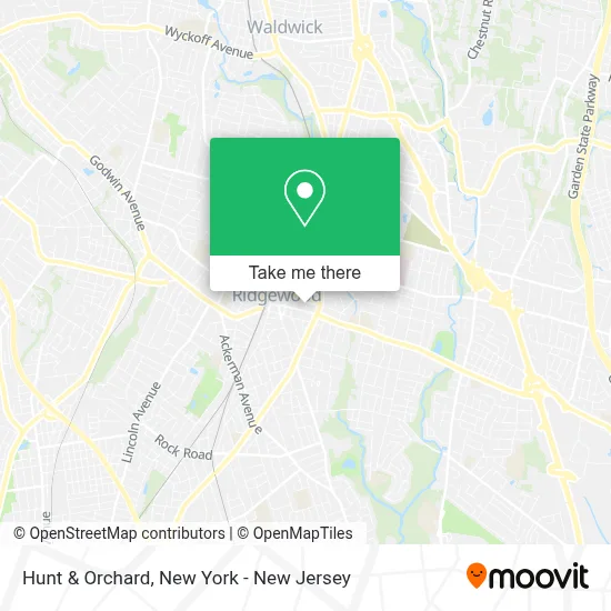Hunt & Orchard map