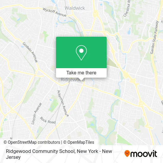Ridgewood Community School map