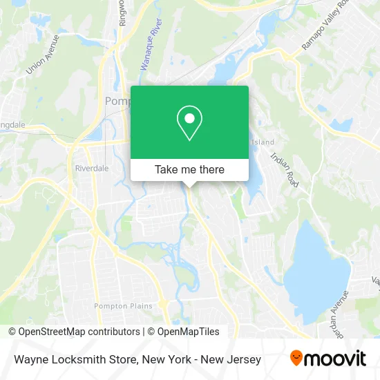 Wayne Locksmith Store map