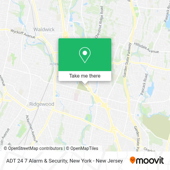 ADT 24 7 Alarm & Security map