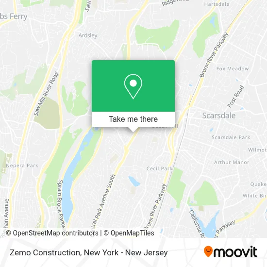 Zemo Construction map