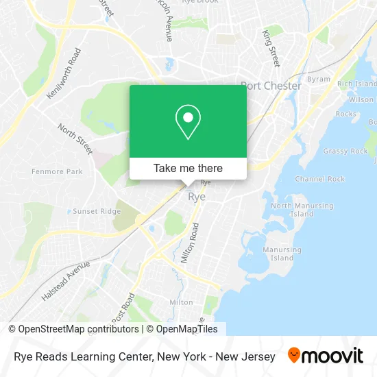 Rye Reads Learning Center map