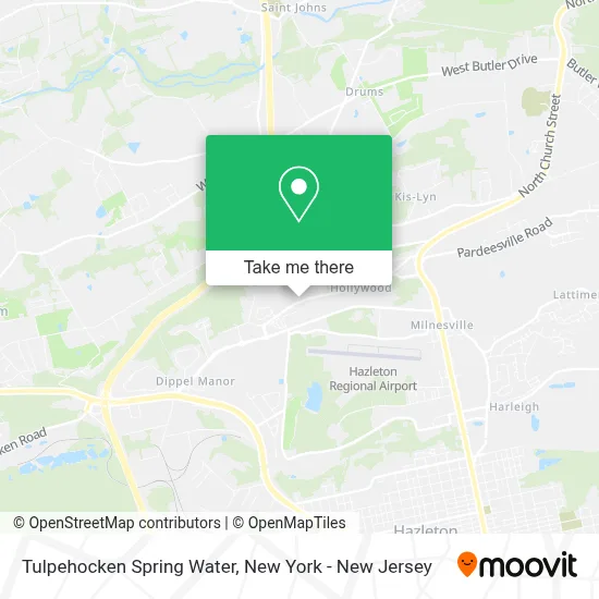 Tulpehocken Spring Water map