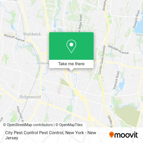 City Pest Control Pest Control map