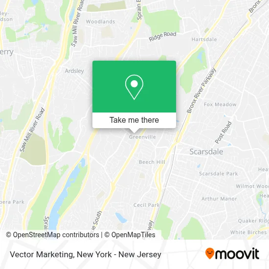 Vector Marketing map