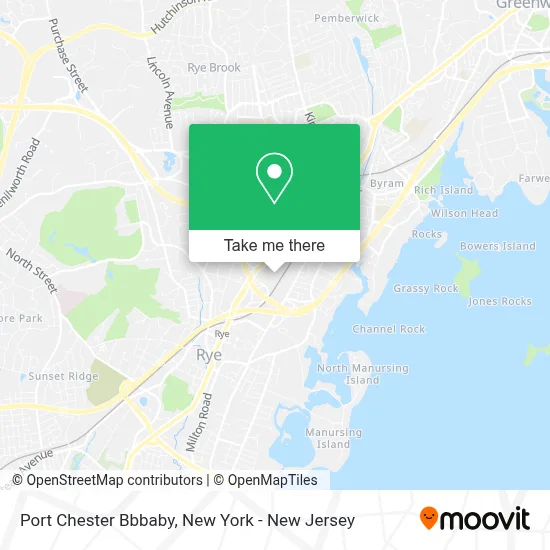Port Chester Bbbaby map