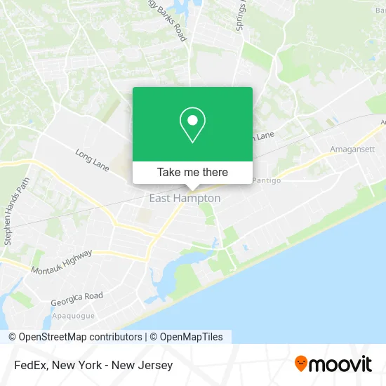 FedEx map