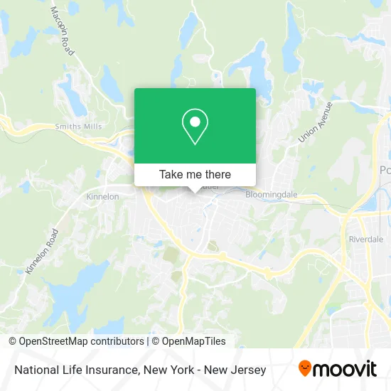 National Life Insurance map