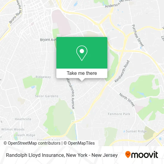 Randolph Lloyd Insurance map