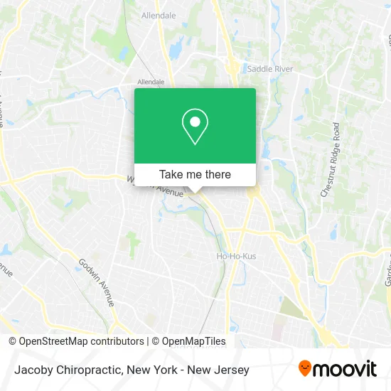 Jacoby Chiropractic map