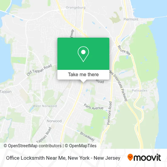 Office Locksmith Near Me map