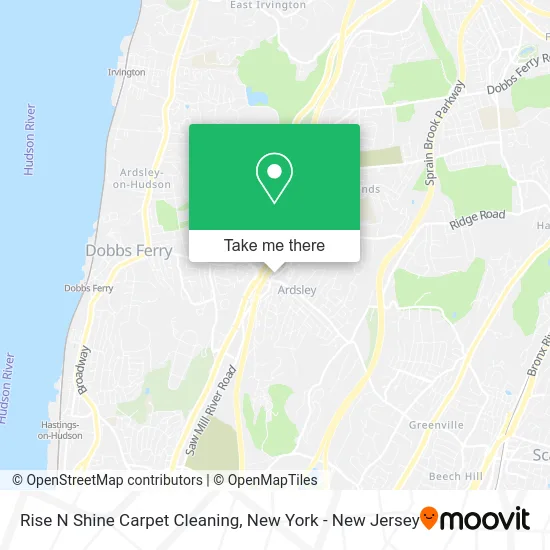 Rise N Shine Carpet Cleaning map