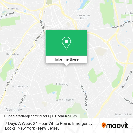 7 Days A Week 24 Hour White Plains Emergency Locks map