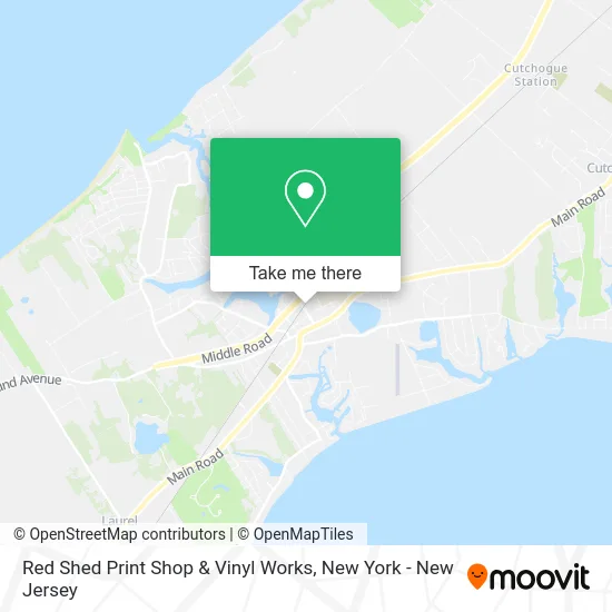 Mapa de Red Shed Print Shop & Vinyl Works