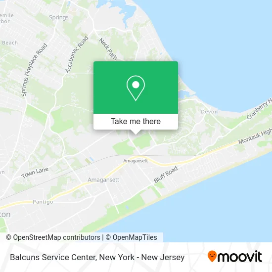 Balcuns Service Center map
