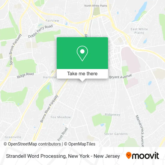 Strandell Word Processing map