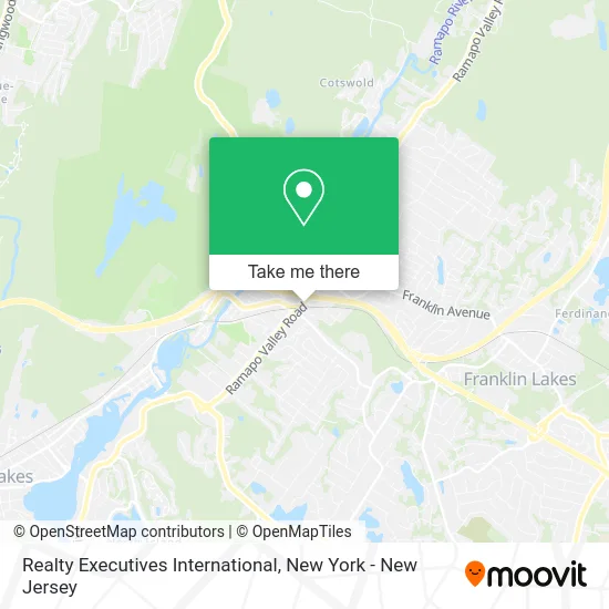 Realty Executives International map