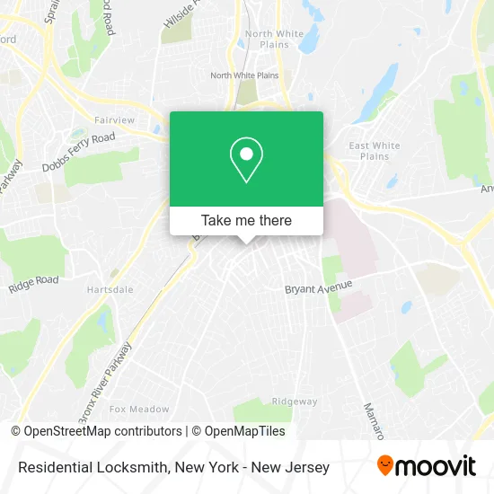 Residential Locksmith map