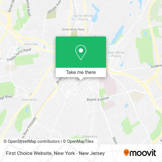 First Choice Website map