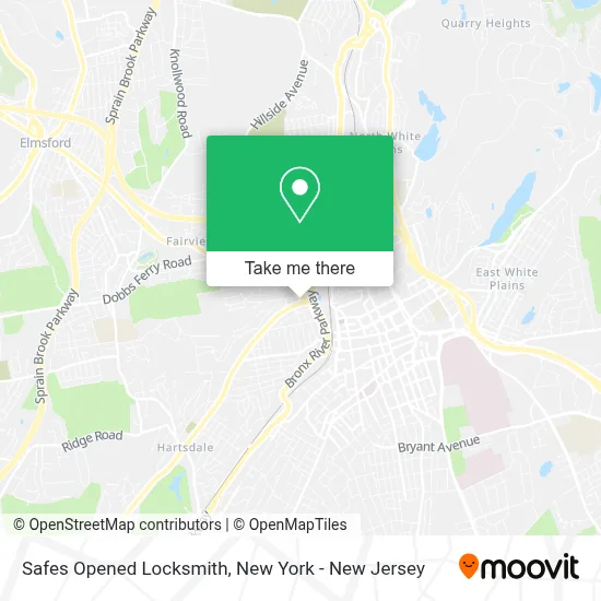 Safes Opened Locksmith map