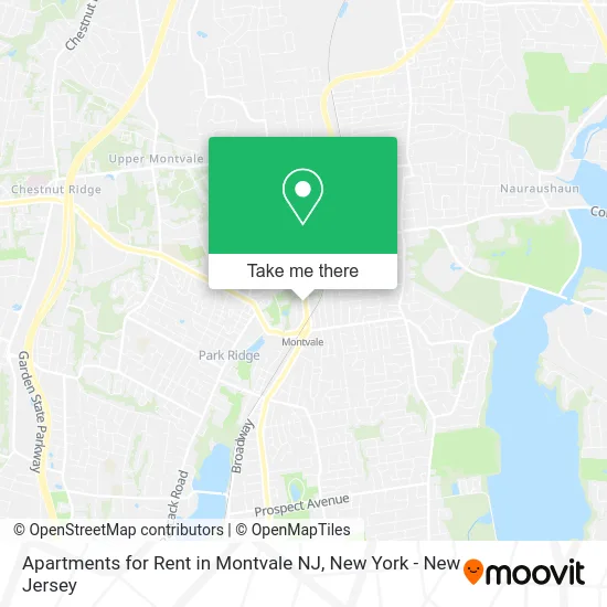 Apartments for Rent in Montvale NJ map