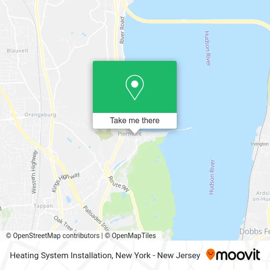 Heating System Installation map