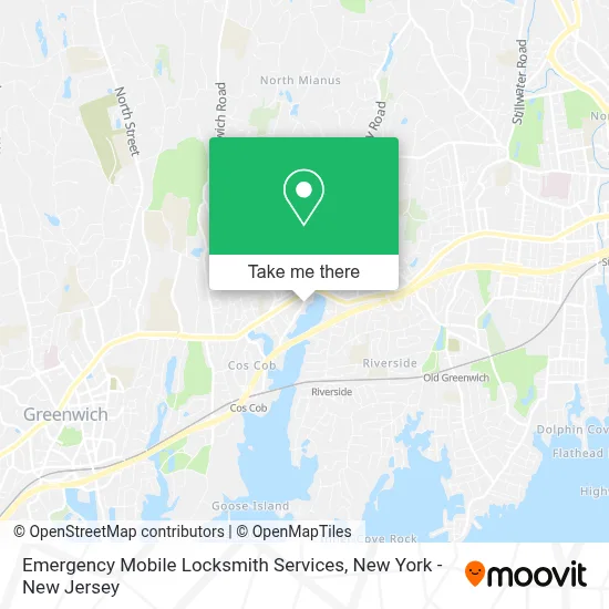 Emergency Mobile Locksmith Services map