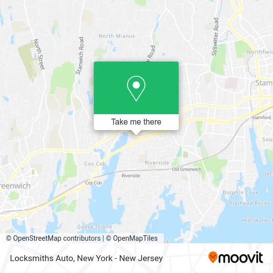 Locksmiths Auto map