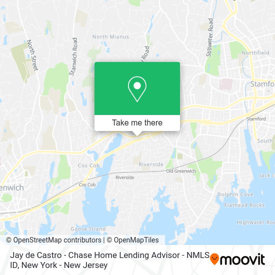 Jay de Castro - Chase Home Lending Advisor - NMLS ID map