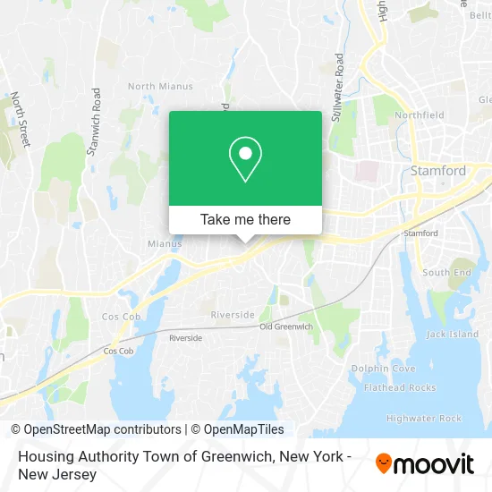 Housing Authority Town of Greenwich map