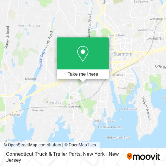 Connecticut Truck & Trailer Parts map