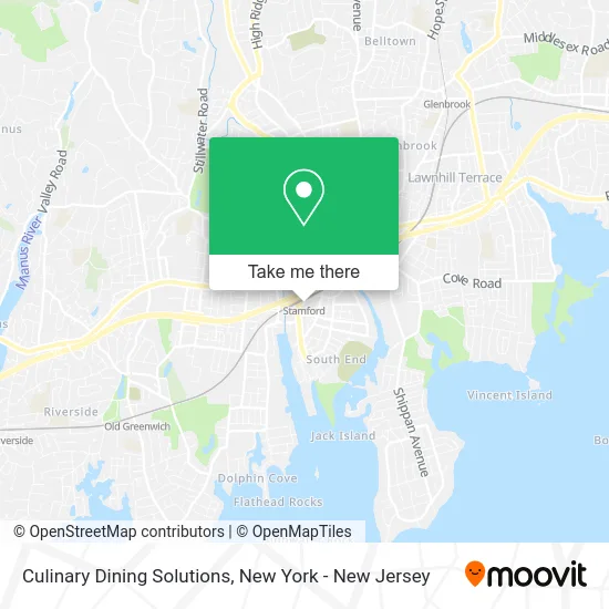 Culinary Dining Solutions map