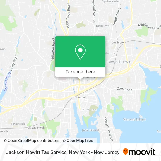 Jackson Hewitt Tax Service map