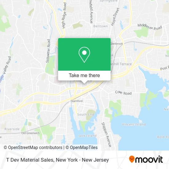 T Dev Material Sales map