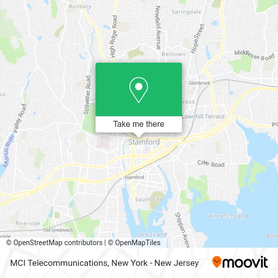 MCI Telecommunications map